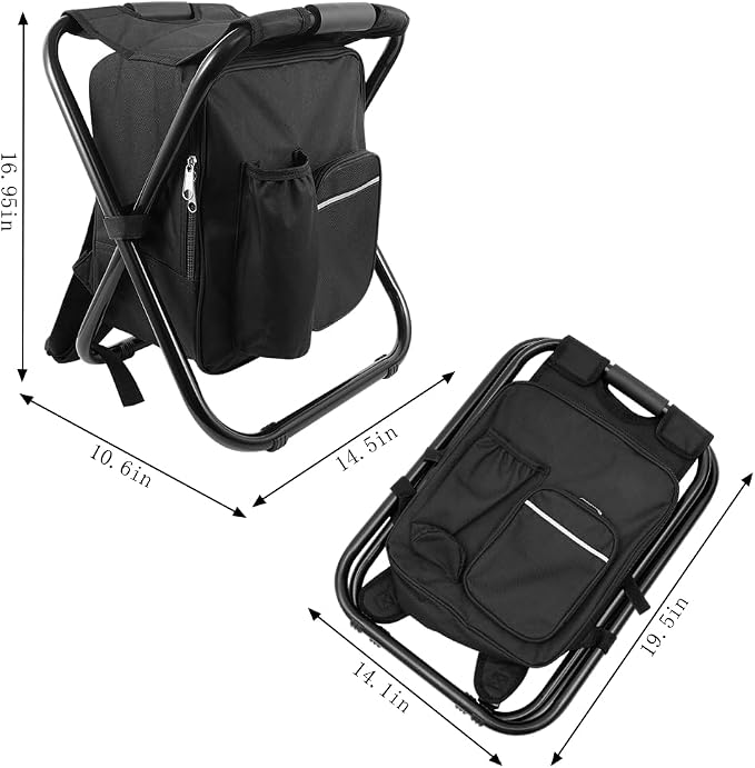 Portable Folding Backpack Stool - Image 3