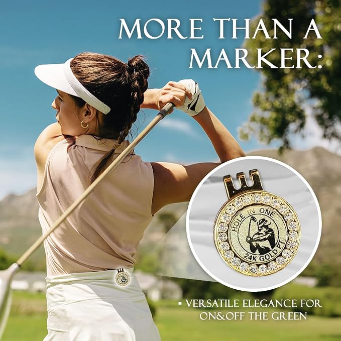 24K Gold Plated Golf Ball Marker - Image 5