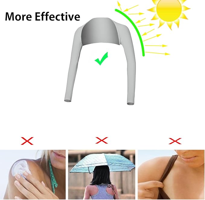 Advanced Cooling Shawl Arm Sleeve Sun Protection Comfortable & Breathable - Image 2