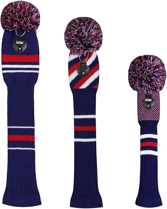 Scott Edward Knit Golf Head Covers - Image 2