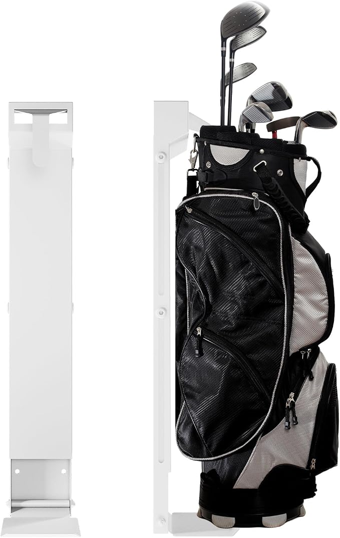 Wall Mount Golf Bag Storage Rack by NULTRUMA