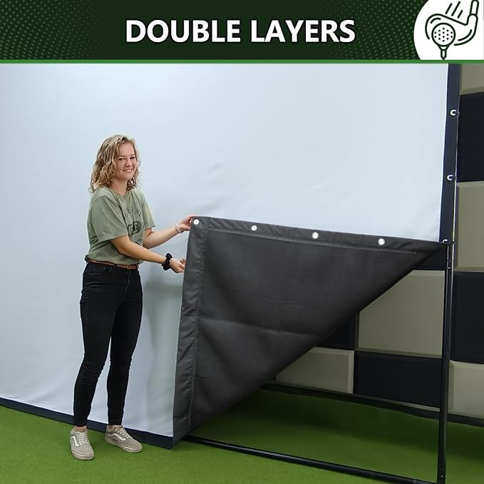 Golf Impact Screen Double Layer – Low Noise on Impact, Durable Grommets - Image 8