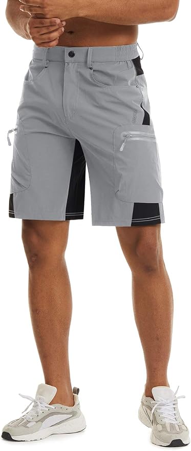 TACVASEN Men's Hiking Cargo Shorts 10" - Image 7