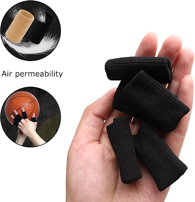 20 Pcs Finger Splints, Finger Sleeves Protectors Finger Brace Sport Finger - Image 2