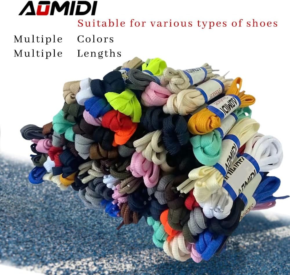2 Pair Shoelaces Round Athletic Shoes Lace for Boot Laces Shoelaces and Multiple Shoe Types Replacements