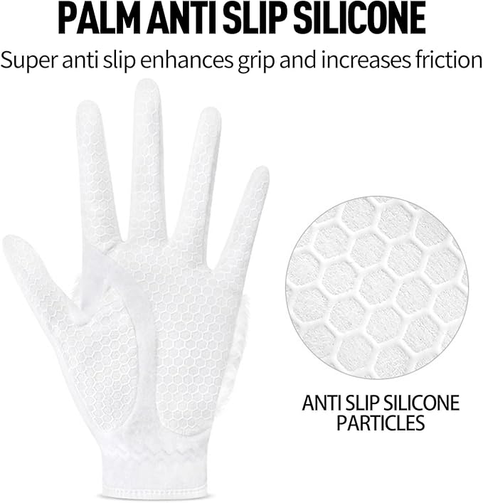 Women's Golf Gloves, Plush Thickened Imitation Rabbit Fur, Comfortable - Image 3