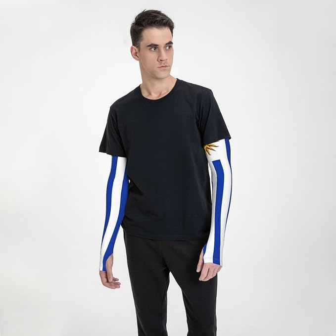 Cute Flag Arm Sleeves Cooling Sun Protection Sports Flag Sleeves - Image 5