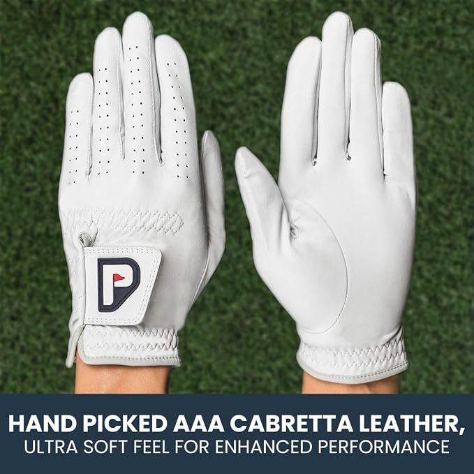 PUR3 Cabretta Leather Golf Gloves Men | Multi-Pack | Real Genuine Ultra Soft - Image 5