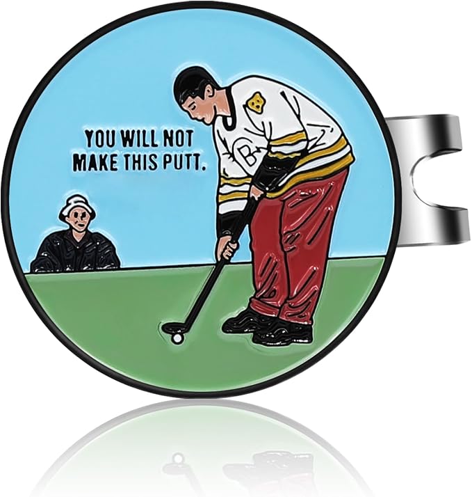 Enamel Golf Ball Marker with Magnetic Hat Clip by JIAOWEI