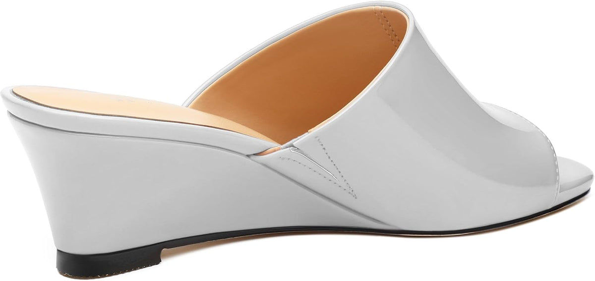 Wedge Sandals for Women Open Toe Wedge Heels Womens Matte High Heel Sandal - Image 5