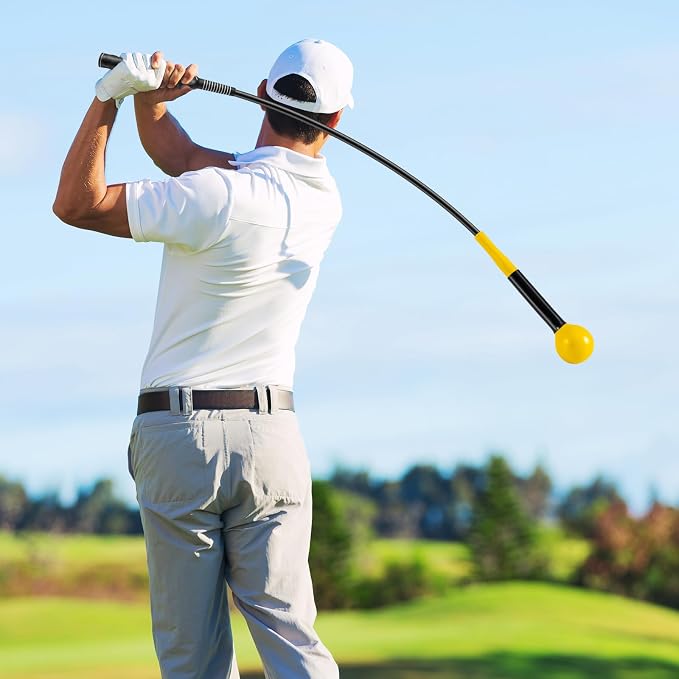GYMAX Golf Swing Trainer, Warm-Up Stick - Image 7