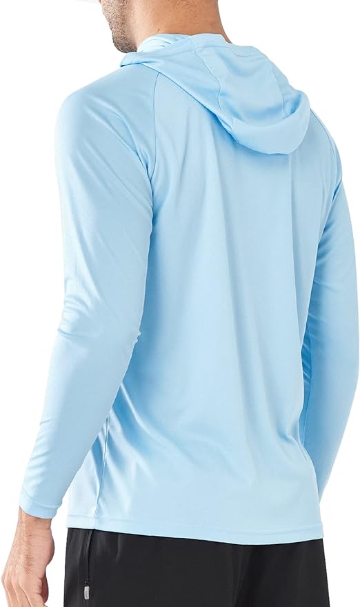 NORTHYARD Men's UPF 50+ Hoodie Shirts Long Sleeve Sun Protection Fishing Swim - Image 3