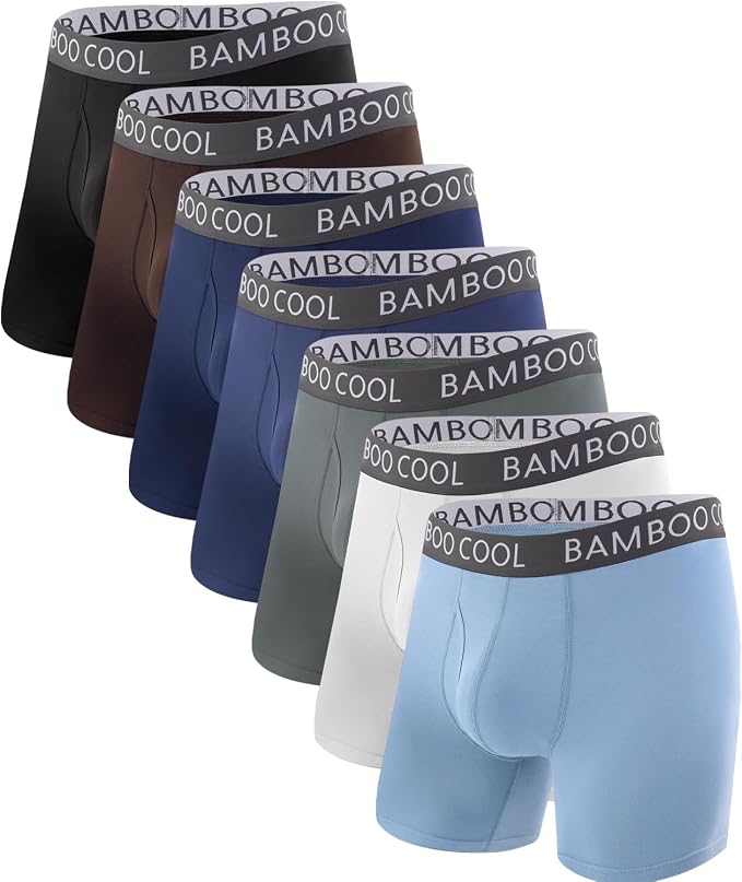 BAMBOO COOL Men's Ultra ComfortSoft Underwear, Moisture Wicking & Breathable No by BAMBOOCOOL