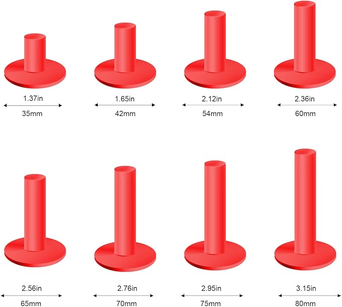 Rubber Golf Tees for Mats & Indoor Golf Simulators - Image 2
