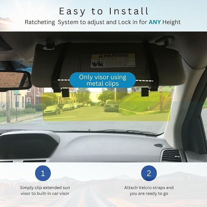 Night Driving Visor by Glare Guard, Replace Night Driving Glasses - Image 5