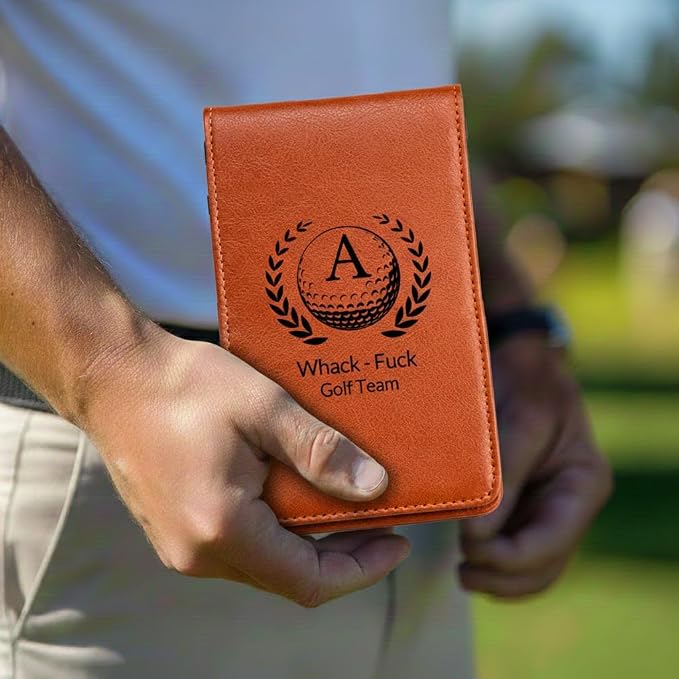 Personalized Golf Scorecard Holder – Custom Golf Score Card Cover - Image 6