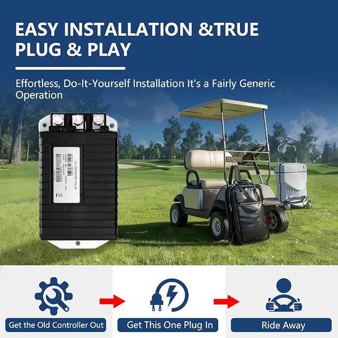 Golf Cart Controller, 48V 250A Controller Compatible - Image 3