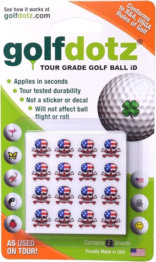 Golfdotz - USGA Rule Conforming Novelty Golf Ball Markers, Golf Ball Stickers - Image 8