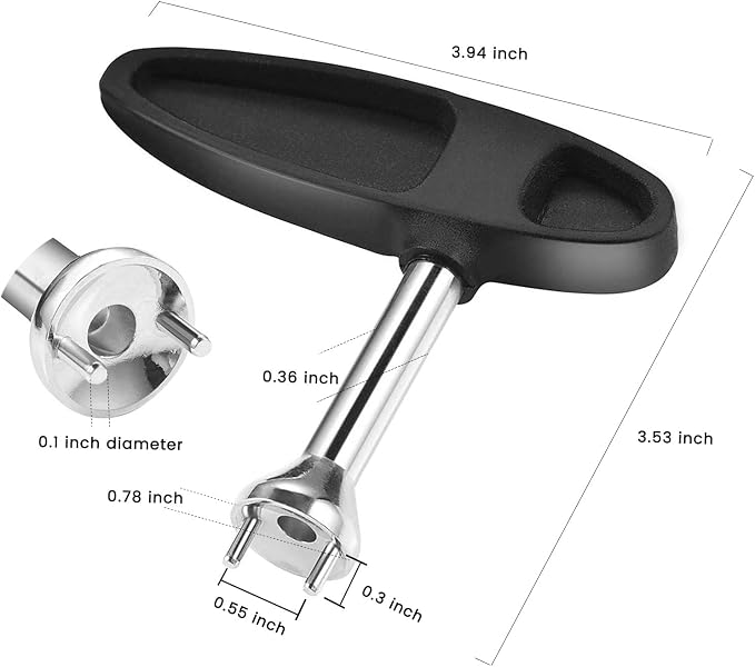Golf Shoes Spike Wrench Gifts Adjustment Cleat Key Stainless Steel Intech Tool - Image 3