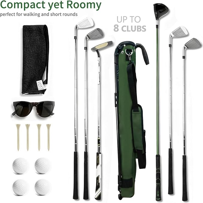 Lightweight Golf Stand Bag, Portable Golf Carry Bag - Image 6