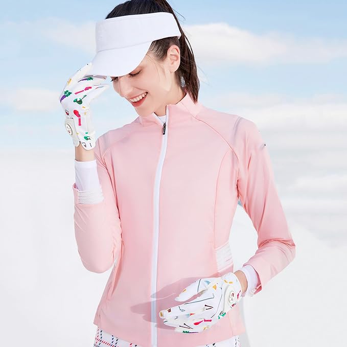Golf Gloves Women with Ball Marker 2 Pack, Right Handed Golfer Left Hand - Image 6