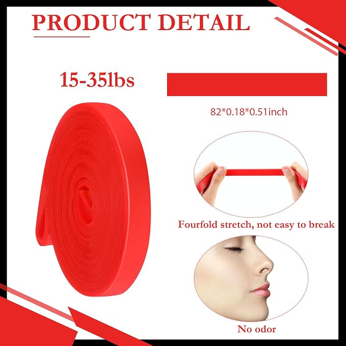 8 Pcs Resistance Bands Pull up Bands Pull up Assistance Bands Exercise Workout - Image 2