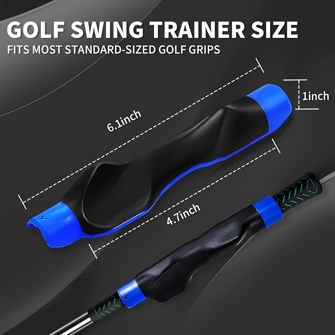 Golf Grip Trainer for Correct Hand Position Golf Training Aid Practice Kit for - Image 4