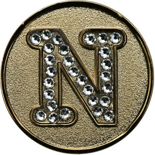 Monogram Initial Golf Ball Marker by Unknown