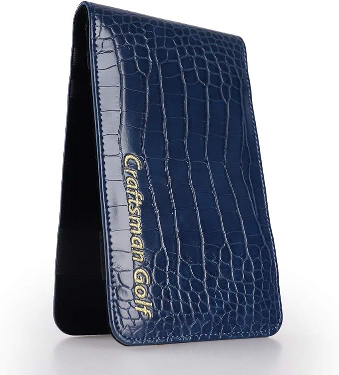 Craftsman Golf Crocodile Pattern Golf Scorecard Holder and Yardage Book Cover - Image 2