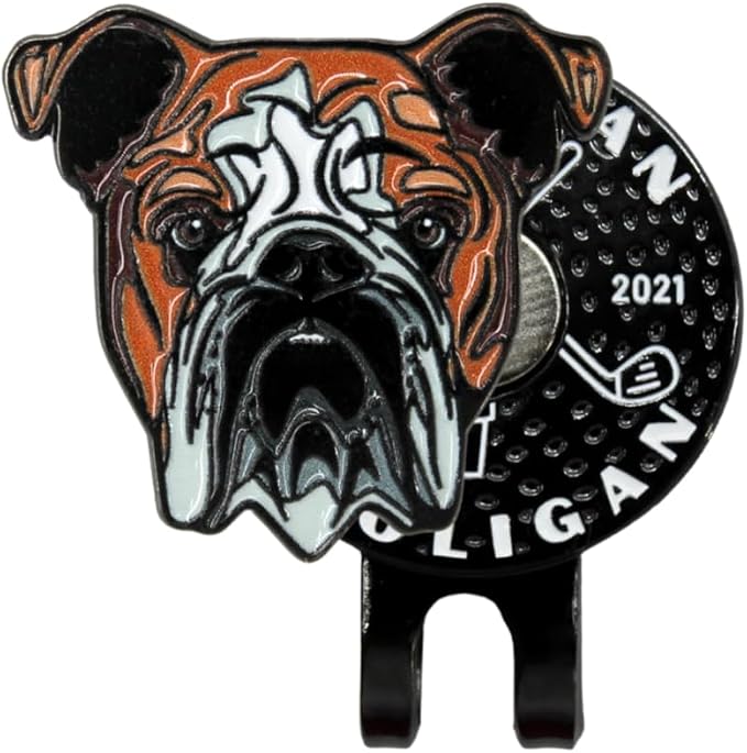 Funny Golf Ball Marker + Premium Magnetic Hat Clip | Unique Gift by MULLIGANHOOLIGAN