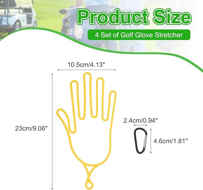 PATIKIL Golf Gloves Stretcher, Plastic Keeper Support Rack Holder Dryer Hanger - Image 2