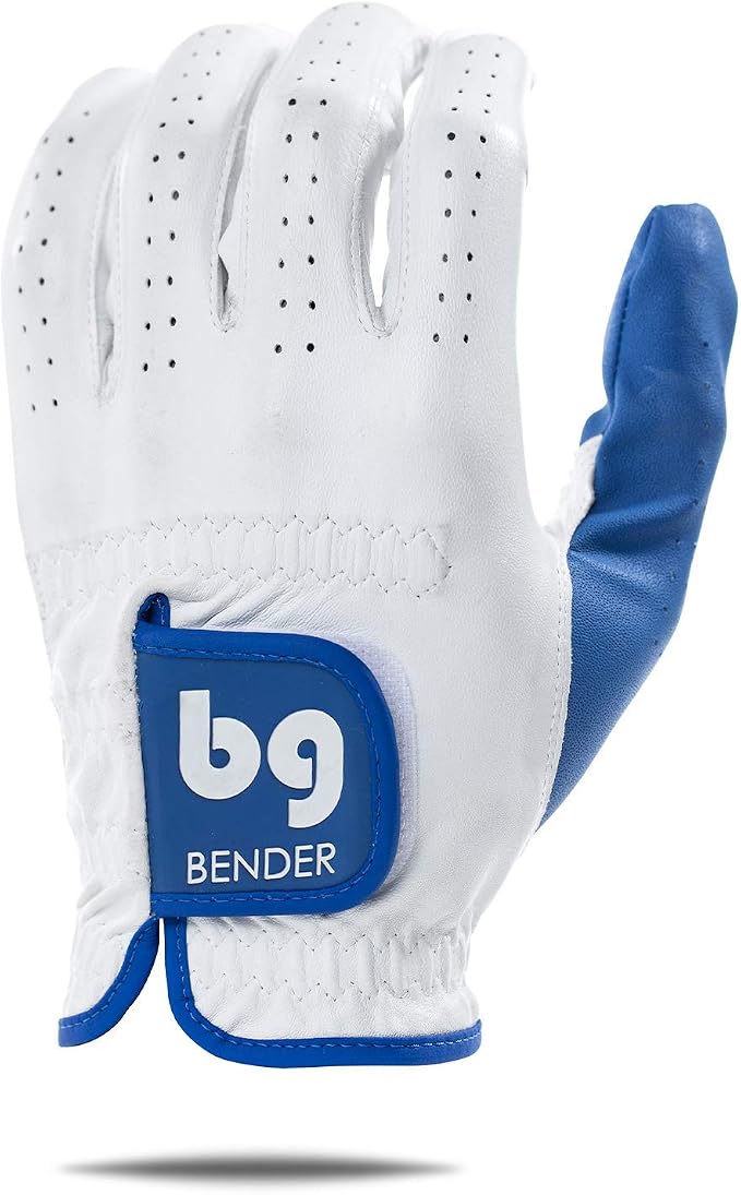 BG Bender - Mens Golf Glove, Durable Leather Golf Gloves, Unique Golf Gloves by BenderGloves