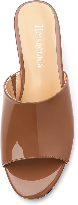 Wedge Sandals for Women Open Toe Wedge Heels Womens Matte High Heel Sandal - Image 3