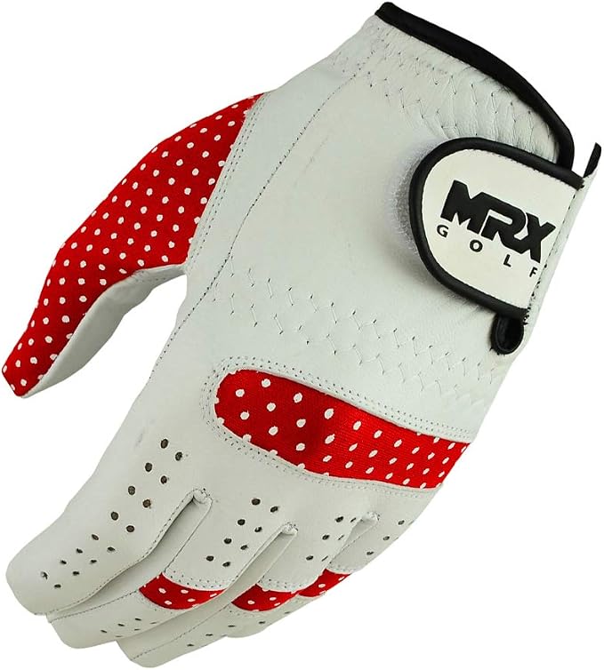 MRX Women Golf Glove Left Handed Golf Gloves Sweat Resistant Soft Cabretta - Image 4