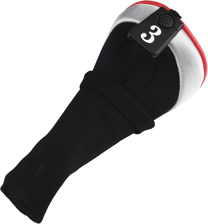 Andux 4pcs/Set Mesh Golf 460cc Driver Fairway Wood Club Head Covers Long Neck - Image 5