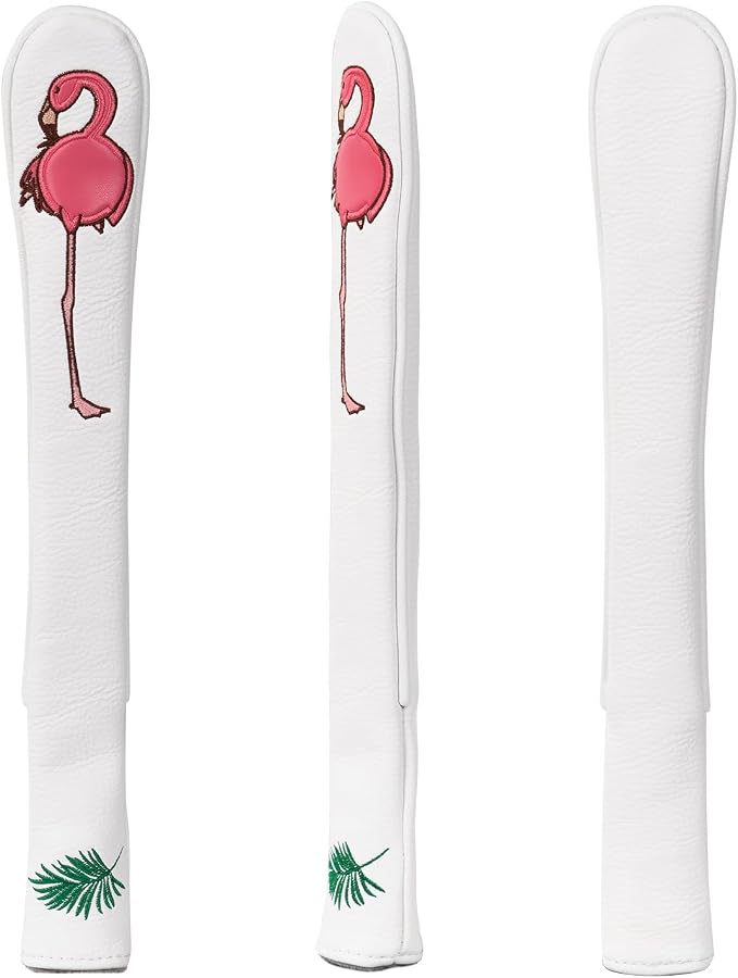 Craftsman Golf Flamingo White Golf Driver Fairway Wood Hybrid Putter Headcover by CRAFTSMANGOLF