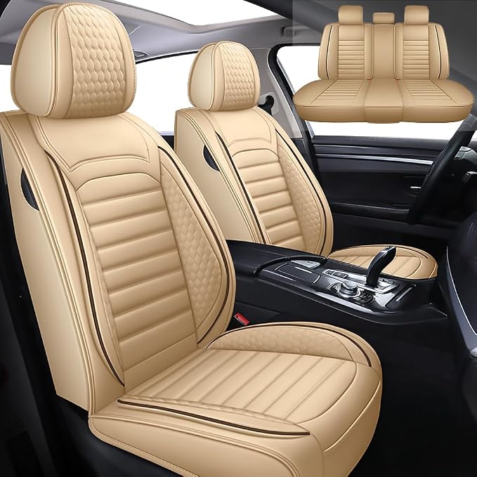 Leather Car Seat Covers for Volkswagen Golf Alltrack 2017-2019, Car Seat Covers by BLAWIWAL