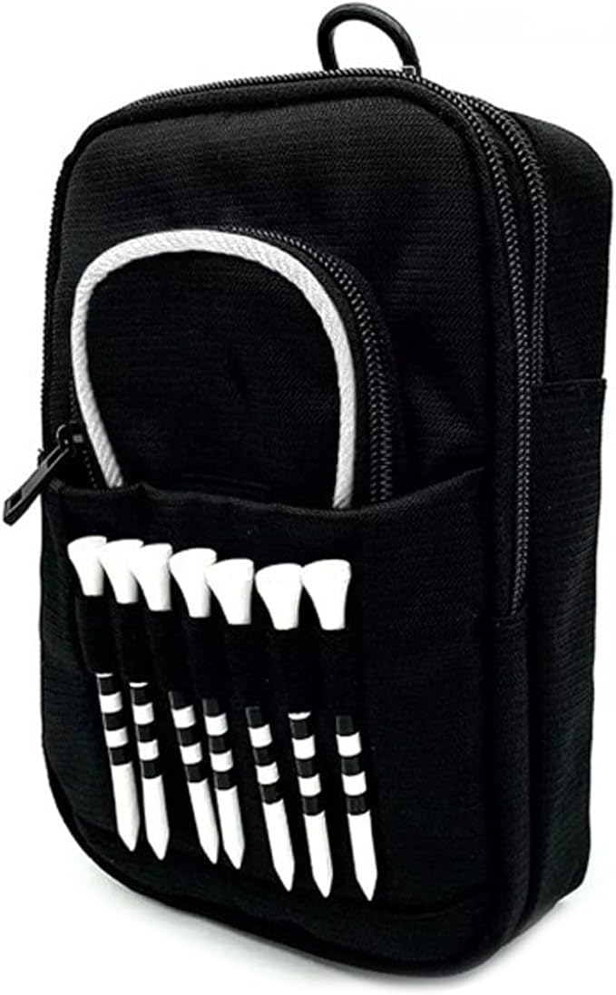 Golf Ball Pouch, Tee Organizer Bag Accessory Clip, Holder by Unknown