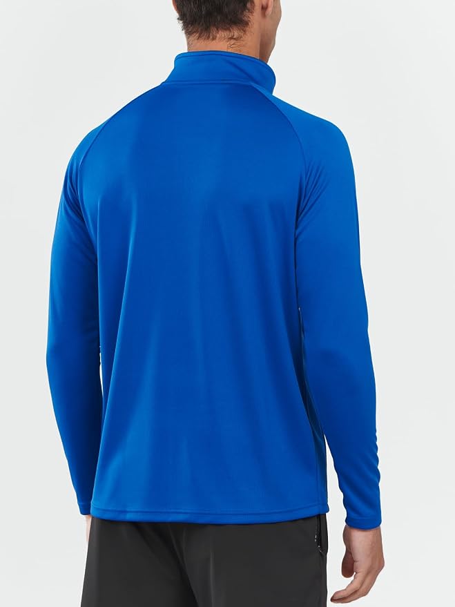 NORTHYARD Quarter Zip Pullover Men Running Shirt Long Sleeve Moisture Wicking - Image 2