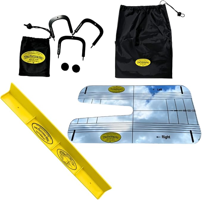The Putting Arc T3 Mirror Bundle – Golf Putting Trainer Aid by GolfTrainingAids