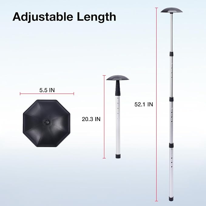 Gofly Golf Travel Bag Support System, Club Protective Pad and Aluminium Alloy - Image 3