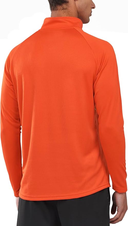 NORTHYARD Quarter Zip Pullover Men Running Shirt Long Sleeve Moisture Wicking - Image 3