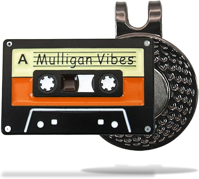 Funny Golf Ball Marker + Premium Magnetic Hat Clip | Unique Gift by MULLIGANHOOLIGAN
