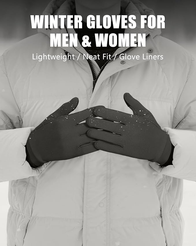 Aegend Lightweight Winter Gloves - Image 6