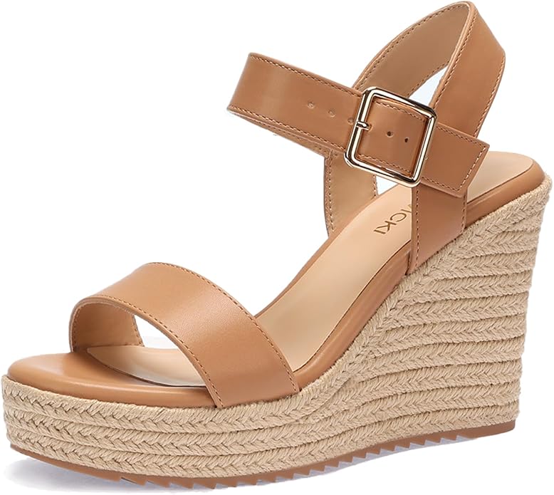 VICKI·VICKI Wedges for Women Platform Sandals Wedge Heels for Sandals - Image 7