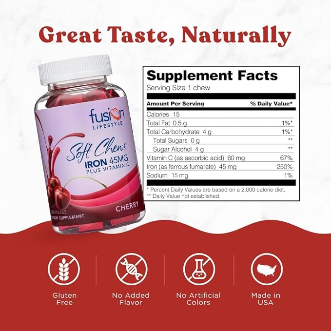 Chewable Iron Supplement for Women & Men - Image 3