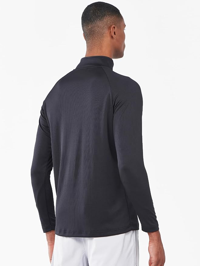 NORTHYARD Quarter Zip Pullover Men Running Shirt Long Sleeve Moisture Wicking - Image 3