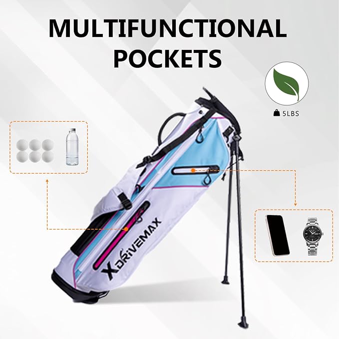 Golf Stand Bag, Lightweight Golf Bag - Image 4