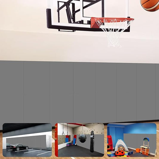 Gym Padding Wall Pads for Gym Wall Mats Basketball Wall Padding 2" Thick Foam by VANCL