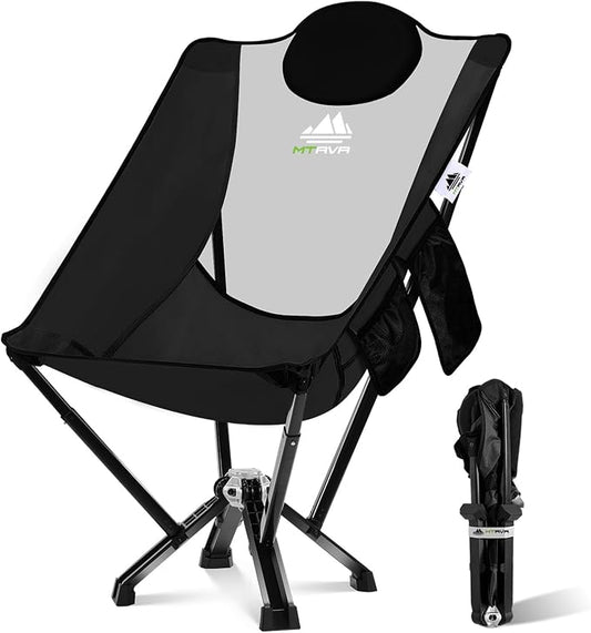 High-Back Folding Chair for Indoor & Outdoor Use — Comfortable Full Back by MTRVR%C2%AEOfficial
